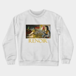 Odalisque (1870) by Pierre-Auguste Renoir Crewneck Sweatshirt